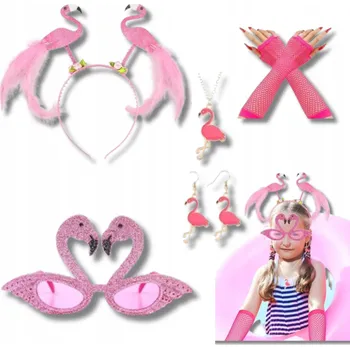 Karnevalový kostým Příslušenství Plameňák Kostým Flaminga Převlek Halloween Karneval Ples