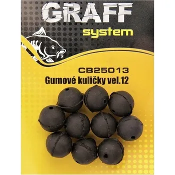 Volný čas Graff Gumové kuličky Velikost 12, 3 × 10 ks