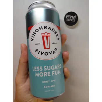 Pivo Vinohradský Less Sugars More Fun 5,2% 0,5l