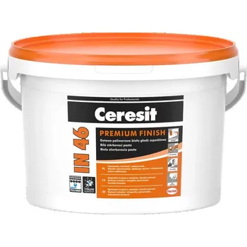 Kuchyňská stěrka Ceresit Bílá sádrová stěrka IN 46 Premium finish, 3 kg