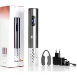 Elektrická vývrtka na víno stříbrná ALU