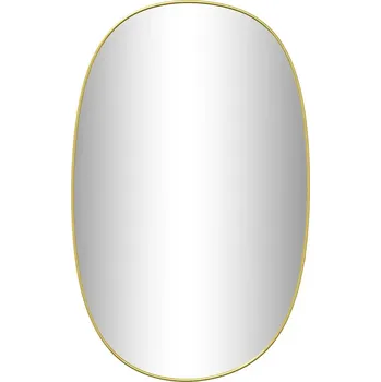 Zrcadlo ZRCADLO ZLATÉ ZÁVĚSNÉ NA ZEĎ 80X50 CM