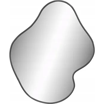 Zrcadlo Zrcadlo nástěnné, černé, 50x40 cm