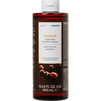 Šampon KORRES Argan Oil Post-Colour Shampoo 400 ml