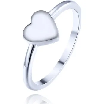 Prsten Stříbrný prsten srdce STRP0655F