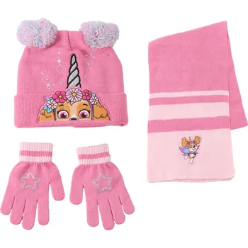 Čepice Paw Patrol: Skye - čepice, rukavice, šála