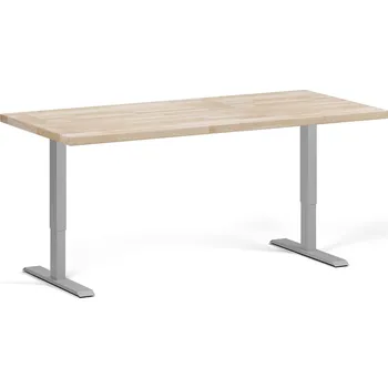 Dílenský stůl Výškově nastavitelný pracovní stůl do dílny, 2 motory, 1700 x 800 x 760-1230 mm, šedá podnož