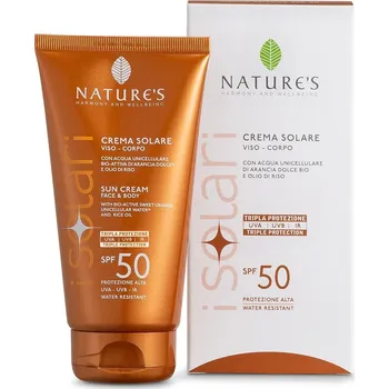 Přípravek na opalování BIOS LINE SPA Nature´s I Solari na obličej a tělo SPF 50 150 ml