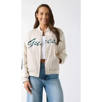 Dámská větrovka GUESS dámská bunda Georgina mléčná M