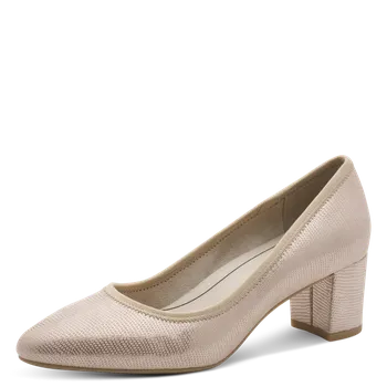 Dámská zimní obuv DÁMSKÉ LODIČKY JANA 8-22461-46 496 BÉŽOVÁ Barva: BÉŽOVÁ, Velikost: 41