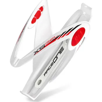 Košík na láhev RaceOne X5 Gel bílo/červený