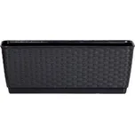 PROSPERPLAST Truhlík s miskou RATOLLA P 29.3 x 12 x 12.6 cm, antracit