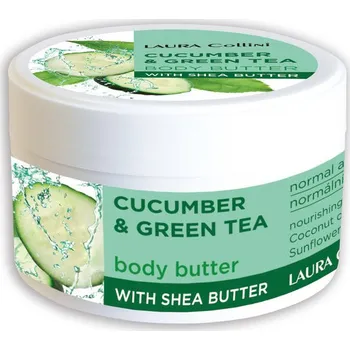 Laura Collini Tělové máslo okurka a zelený čaj 250 ml