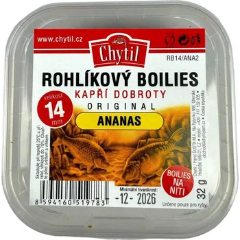 Chytil Rohlíkový boilies 2 × 32 g, 14 mm, Ananas