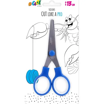 Kancelářské nůžky #COOL BY VICTORIA 13 cm, modré