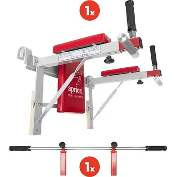 Hrazda Apriori Bradla + hrazda, závěsná na žebřiny, nerez tyč hrazdy - rovná