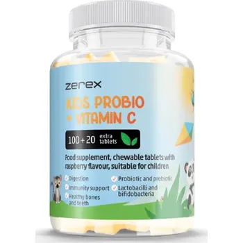 Doplněk stravy Zerex Kids Probio + Vitamín C, 120 kapslí