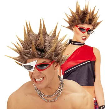 Karnevalová paruka Widmann Paruka punk hnědá unisex