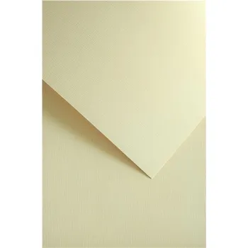 Umělecký papír Ozdobný papír A4 Natte - 250 g, slonová kost, 20ks