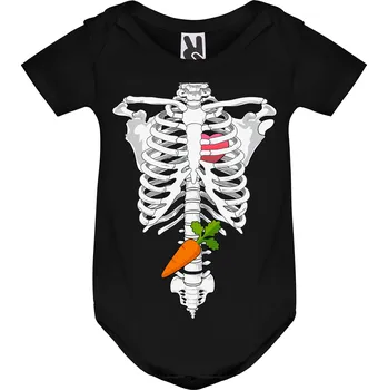 Kojenecký body Kojenecké body rentgen mrkvička Barva: Černá, Velikost: 9M