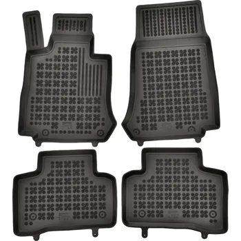 autokoberec Rezaw-Plast gumové koberečky černé s vyšším okrajem Mercedes-Benz EQC 19- sada 4 ks