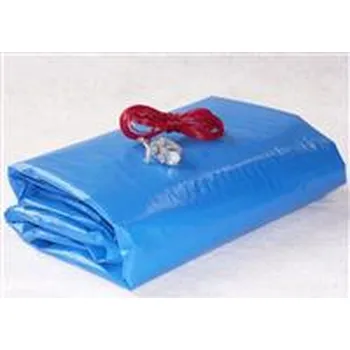 Krycí plachta FLOBAL Zazimovací LD-PE tkaná plachta na bazén 200g/m2 ovál 6,7 x 4,8 m