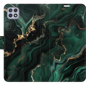 Pouzdro na mobilní telefon iSaprio Flip pouzdro Emerald 02 pro Samsung Galaxy A22 5G