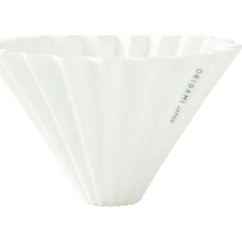 Příprava kávy Origami Dripper keramický M bílý