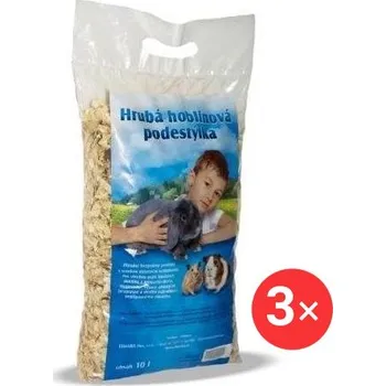 Podestýlka pro hlodavce Limara Hoblinová podestýlka hrubá 3 × 10 l
