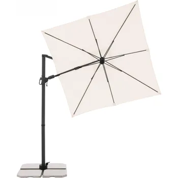 Slunečník DERBY Slunečník zahradní DX, přírodní 210 × 210cm