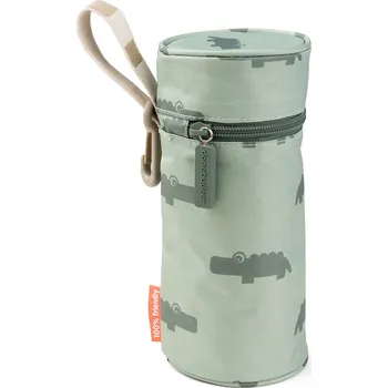 Kojenecká láhev DONE BY DEER Dětský termo obal na láhev Croco - zelený