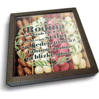 Čokoláda Sablio Mandle v čokoládě Rodina 5 - 4x 80g