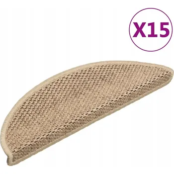 Nášlap na schod Vnitřní schodové Podložky VidaXL , délka 56 cm, tloušťka 30 mm