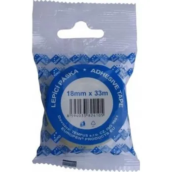 Lepící páska EUROPEN šíře 18mm návin 33m transparentní v sáčku