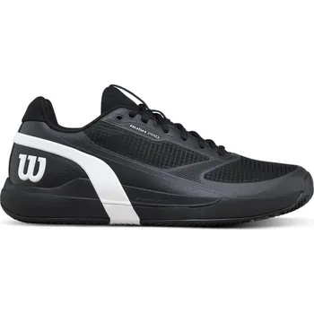 Pánská tenisová obuv Pánská tenisová obuv Wilson Rush Pro 5 Clay Black White obuv pánská wilson: UK 10|EUR 44 2/3|JP 28,5