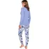 Dámské pyžamo Doctor Nap PM.7346 světle modré