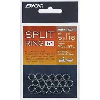 BKK Split Ring-51 Velikost 2 18kg 18ks