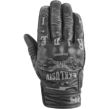 Moto rukavice Rukavice IRON RIS, NOX EXKLUSIV (černé) 2026 S