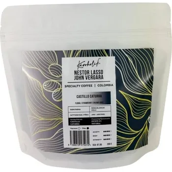 Káva KÁVOHOLIK Kolumbia, Peňas Blancas Huila, Castillo Caturra, natural, zrnková, 200g