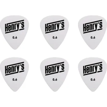 Hudebniny Henry’s Trsátka Deltone, STANDARD, 0.60mm, bílá, 6ks