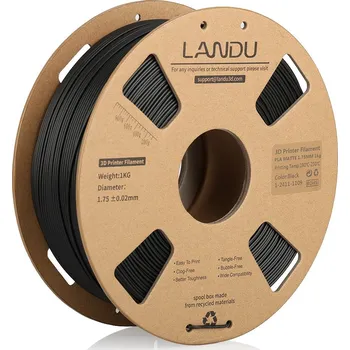 Příslušenství k 3D tiskárně Landu PLA Matte Black 1kg