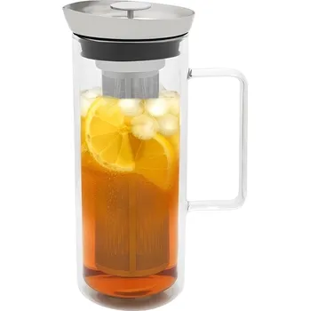 Čajová konvice s infuzérem SAN REMO 1 l, čirá, sklo, Bredemeijer