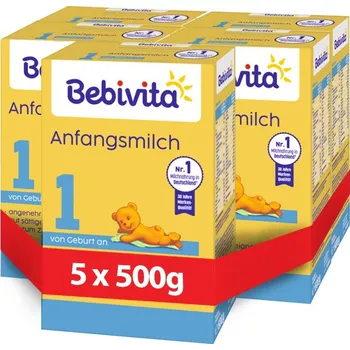 Bebivita 1 počáteční kojenecká výživa od narození 5× 500 g