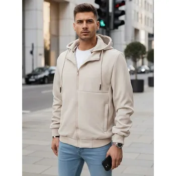 Dstreet Nadčasová béžová pánská tenká bunda