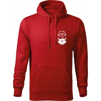 Chlapecká mikina JHK dětská mikina polyester červená, velikost 128