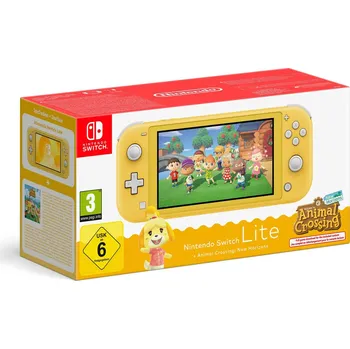 Herní konzole Nintendo Switch Lite - Yellow + Animal Crossing New Horizons