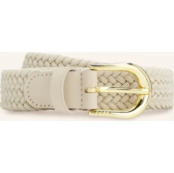 Opasek Boss Dámský Pletený Pásek Carol S Kůží, světle hnědá, 90