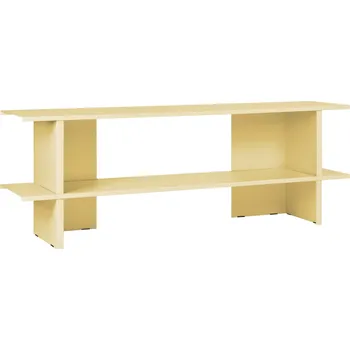 police noo.ma Žlutá kovová police Hes 160 x 37 cm