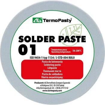 Páječka AG TermoPasty Pájecí pasta kalafunová 20 ml