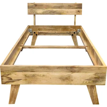 Ložnice Raavi Postel s čelem 90 × 200 cm z mangového dřeva